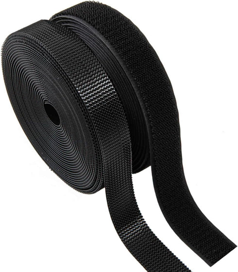 Sew on Hook and Loop Strips 3/4in x 5yd | Easy to Sew | Excellent Grip | Non-Adhesive Back Nylon Strips Fabric Fastener Non-Adhesive Interlocking ...