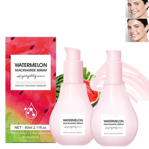 Watermelon Niacinamide Moisturize Serum for Face Skin Care, Moisturize and Lightweight Glow Facial Serum, Hydrating & Brighten with Hyaluronic Aci...