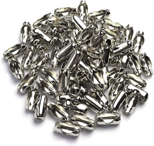 Rojwei 200pcs Ball Chain Connector Clasps Fits for 2.4mm Beaded Chain, Perfect Jewelry Making Accessories Clips for DIY Crafts....