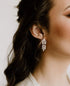 SWEETV Marquise Wedding Earrings for Brides, Bridal Bridesmaid Earrings for Wedding, Cubic Zirconia Dangle Drop Earrings for Women...