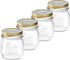 Bormioli Rocco Quattro Stagioni set of 4 Clear Airtight Mason Jars, 8.5 Oz. Made from BPA Free Durable Glass, Made In Italy....