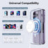 Magnetic Wireless Charger, 15W Mag-Safe Portable for Apple, 5ft, Dual Ports Fast Flat Magnet Charger for iPhone 15 14 13 12 Pro Max Plus & Airpods...