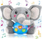 Plush Musical Baby Toys?Cute Elephant Toys for 3-6-12 Months Boys & Girls, Cute Stuffed Animal Infants Baby Toy? Elephant Baby Stuff?Toys for Infa...
