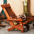 Wood Cell Phone Stand,Wooden Folding Chair,Cute Phone Holder Compatible with iPhone 15 Pro Max 14 Plus 13 12 se,Natural Wood Smartphone Holder for...