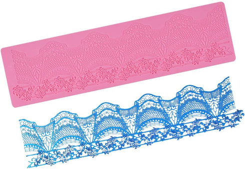 Cake Lace Mold, Lace Fondant Molds Silicone Lace Molds for Cake Decorating, cupcake top decoration...