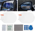 2 Pcs Car Rearview Mirror Films Anti Fog Car Rainproof Films Waterproof Car Mirror Rain Protector Film Wing Mirror Rain Deflector Film for Cars Tr...