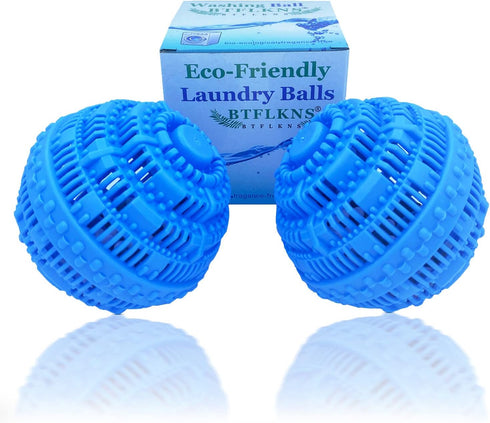 2Pcs Premium Washing Ball, Super Soft Shell Doesn't Hurt Clothes, Advanced ceramic balls, Eco-Friendly Laundry Balls,2000 Washing Cycle Laundry Ba...
