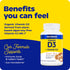 Enzymedica, Organic Vitamin D3+K2, 5,000 IU Vit D3 & 90 mcg Vit K2 MK-7, with Shitake Mushrooms & Prebiotic Fiber, Vegan, 60 Count...