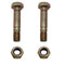 2Pack Shear Pins Bolts and Nuts Fits MTD Powersmart 303160355P 303160355 Snowblowers...