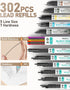 Nicpro 36PCS Blocky Gear Mechanical Pencil Set with Case, Metal Mechanical Pencils 0.3, 0.5, 0.7, 0.9, 2mm Lead Holder for Art Drawing Sketching w...