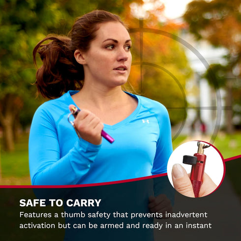 ASP Metro Defender Pepper Spray, Self-Defense for Women and Men, Quick-Release Personal Defense Equipment, Personal Protection Device, Safety Runn...