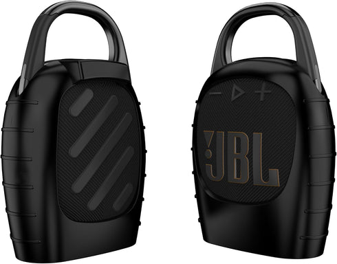 Silicone Cover Case for JBL Clip 5 Portable Mini Bluetooth Speaker,for JBL Clip 5 Travel Carrying Skin Sleeve Sheell Bag Accessories w/Tie Tape(Bl...