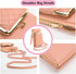 Crossbody Phone Bag, Kiss Lock Shoulder Purse for Women Small Wallet with Credit Card Slots...