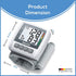 Beurer Wrist Blood Pressure Machine with Adjustable Blood Pressure Cuff - Automatic & Digital Wrist Blood Pressure Monitor, 2x60 Memory Reading, X...