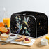 Toaster Cover 2 Slice Bread Toaster Oven Dustproof Cover, Waterproof Kitchen Small Appliance Cover Home Kitchen Accessories Decor, Birds Floral Pr...