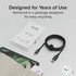 Plugable USB C to USB A Cable, USB 3.2 Gen 2 USB Cables, 3A (15W) Charging USB C Data Cable 5Gbps for iPhone 15, iPad, Samsung Galaxy, Tablets, La...