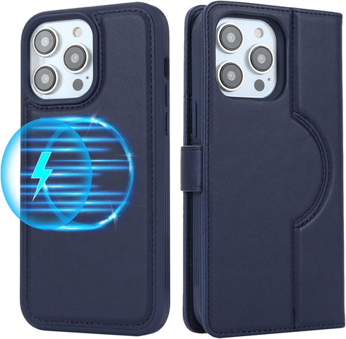 Cavor for iPhone 14 Pro Max Case Wallet Women Men.iPhone 14 Pro Max Case Magsafe,iPhone 14 Pro Max Phone Case Wallet with Card Holder and Stand,De...