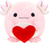 Axolotl Plush Animal, Love Heart Axolotl Plush Toy, Valentine's Day Gift for Girlfriend/Boyfriend 10.8IN(Love-Axolotl)...