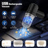 Mini Vacuum Cleaner for Car,2 in 1 Keyboard Vacuum Cleaner Wireless Handheld,Car Vacuum with Brushless Motor High Power 120W Rechargeable Easy to ...