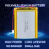 3.7V 6500mAh 106090 Lithium Polymer Ion Rechargeable Lipo Battery with PH 2.0mm Connector...