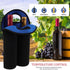 Desing Wish 2-Bottle Set Wine Carrier Tote Bag for 750ml Red/White Wine Bottles, Insulated Neoprene Wine Cooler Bag Wine Gift Bags for Gift/Picnic...