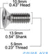 Stainless Steel Brake Disc Rotor Screws Compatible/Replacement For Acura & Honda 936-000-601-40-H (Pack of 4)...