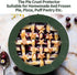 Pie Crust Shield Silicone Crust Protector Covers for Edges of Pie, Adjustable Pie Ring for Crust Pie Saver Baking Pie Pizza Fits 8-9.5 Inch, 2 Set...