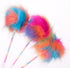 COLSSINE 12 Pack Rainbow Color Pompom with Rainbow ink Gel pen for Girls and Children (Rainbow)...