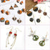 Anezus 1900 Pcs Earring Making Kit with Jewelry Hooks, Fish Hook Earrings, Backs, Jump Rings for Repair, Gifts...