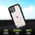 iPhone 14 Waterproof Case -Full Body Protection, Built-in scratch resistant & anti-fingerprint Screen Protector, Wireless Charging, Dust,Drop,Snow...