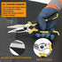9-Inch Heavy Duty Scissors, Multifunction Shears for Cutting Cable Wires, Cardboard, Vinyl Siding, Straight Snips (Reinforce)...