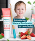 Wellnesse Kids Hydroxyapatite Toothpaste with Xylitol & Fluoride-Free - Natural Ingredients w/Strawberry Flavor - Suitable for Toddlers to Baby Ki...