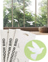 Anti-Collision Window Bird Stickers Decals Glass Door Protect and Save Bird Strikes (Transparent-36 Pcs)...