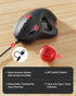Nulea M509 Trackball Mouse Wired, Ergonomic Design, Easy Thumb Control, Precise & Smooth Tracking, 2-in-1 Interface (Type A &Type C), Compatible f...