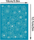 OLYCRAFT 4x5 Inch Dahlias Clay Stencils Dahlias Flower Silk Screen for Polymer Clay Floral Silk Screen Stencils Mesh Transfer Stencils Mesh Stenci...