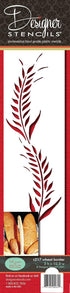 Designer Stencils Wheat Cake Stencil, Beige/semi-transparent...