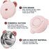 Stainless Steel Baby Feeding Bowl, Toddler Suction Plate with Lid Spoon and Fork, Perfect for Children (Pink)...