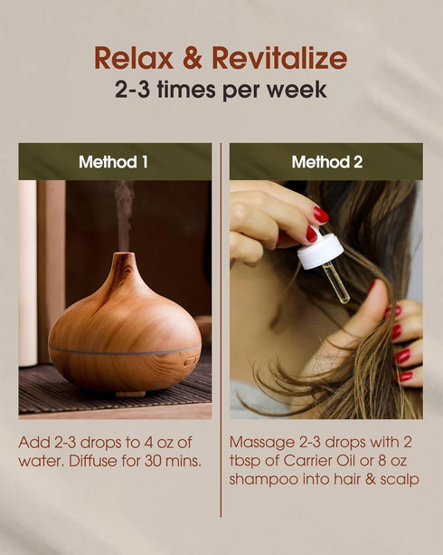 Cedarwood Essential Oil - 10 mL (1/3 oz) - Pure, Natural, Therapeutic Grade - for Diffuser, Massage, Stress Relief, Skin & Hair Care - Woody and E...