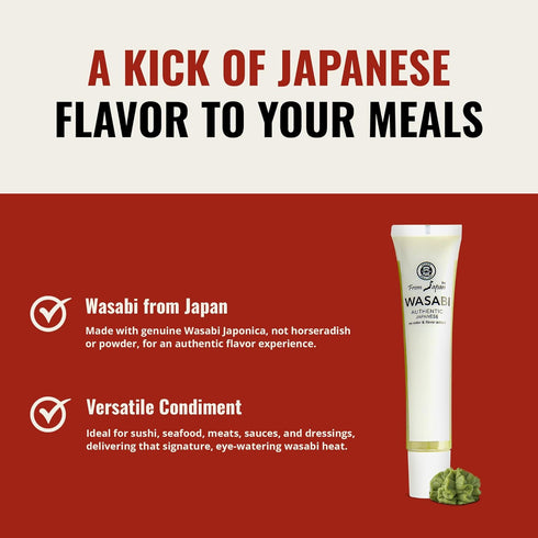 Muso from Japan - Real Wasabi - Authentic Flavor, Vegan and Gluten-Free - 1.52 Ounce...