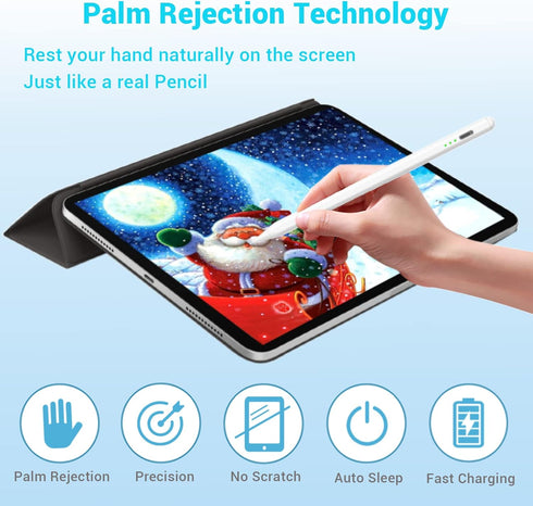Stylus Pen for Apple Ipad Pencil - Ipad Pen for iPad 10th 9th Generation Palm Rejection with Apple Pen 2018-2022 Ipad 9th 8th 6th 7th Gen Mini 6th...