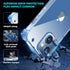 ORIbox for iPhone 14 Case for iPhone 13 Case Clear,with 4 Corners Shockproof Protection,iPhone 14/13 Clear Case for Women Men Girls Boys Kids,Case...