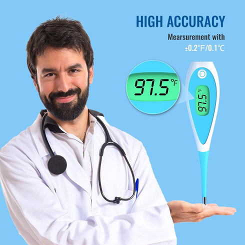 Boncare Thermometer for Adults, Oral Thermometer for Fever with 10 Seconds...