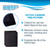 HQRP 6-Pack Carbon Filters Compatible with Hamilton Beach 04922 Replacement fits TrueAir 04160, 04161 models, fits 04912 HEPA Filter...