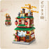 Japanese Street View Hot Springs House,399PCS Mini DIY Building Blocks Model Set, Mini Bricks Toys for Kids and Adults...