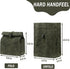 Kaaltisy Heavy Duty Lunch Bags Waxed Canvas Roll-top Lunch Boxes Waterproof Reusable Lunch Bag with Adjustable Buckle, Green, Hard Handfeel...