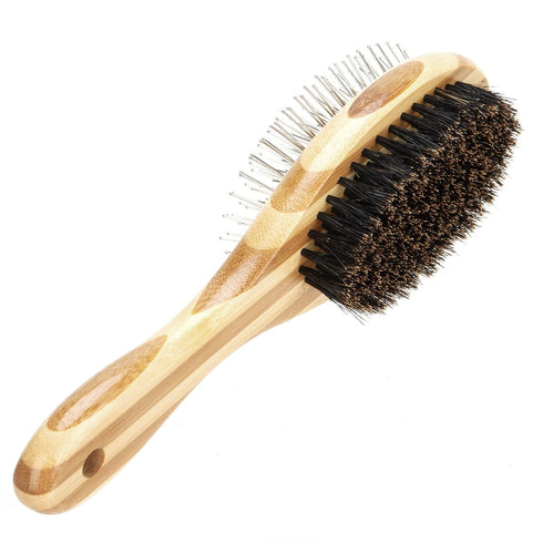 Dog and Cat Brush, Skin Friendly Grooming Cat Brush, Dog Brush for Shedding,Deshedding Brush, Beard Brush,Hair Brush Puppy Brush for Haired Dogs, ...
