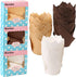 180 Pieces of Tulip Baking Paper Cups Cupcake Muffin Liners Pans Wrappers in 3 Colors, White, Natural, Brown...