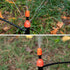 25-Pack Micro Spray Drip Irrigation Emitters - Adjustable 360-Degree Water Flow, Ideal for 1/4" Irrigation Hose, Dripping and spraying in one for ...