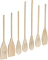 7 Piece Organic Wood Utensil Set, Spatula and Spoons | Eco-friendly Safe Kitchen Cooking Tools...