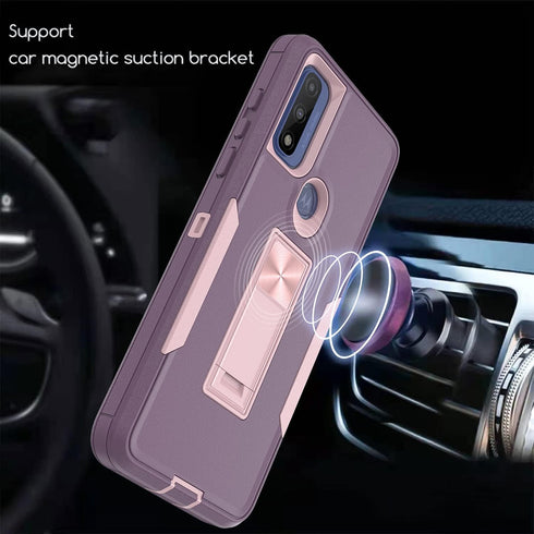 Compatible with Motorola G Pure Case, Moto g Power (2022) Case, Full Body Protection with Magnetic Kickstand Car Mount, Shockproof Moto G Pure Hea...